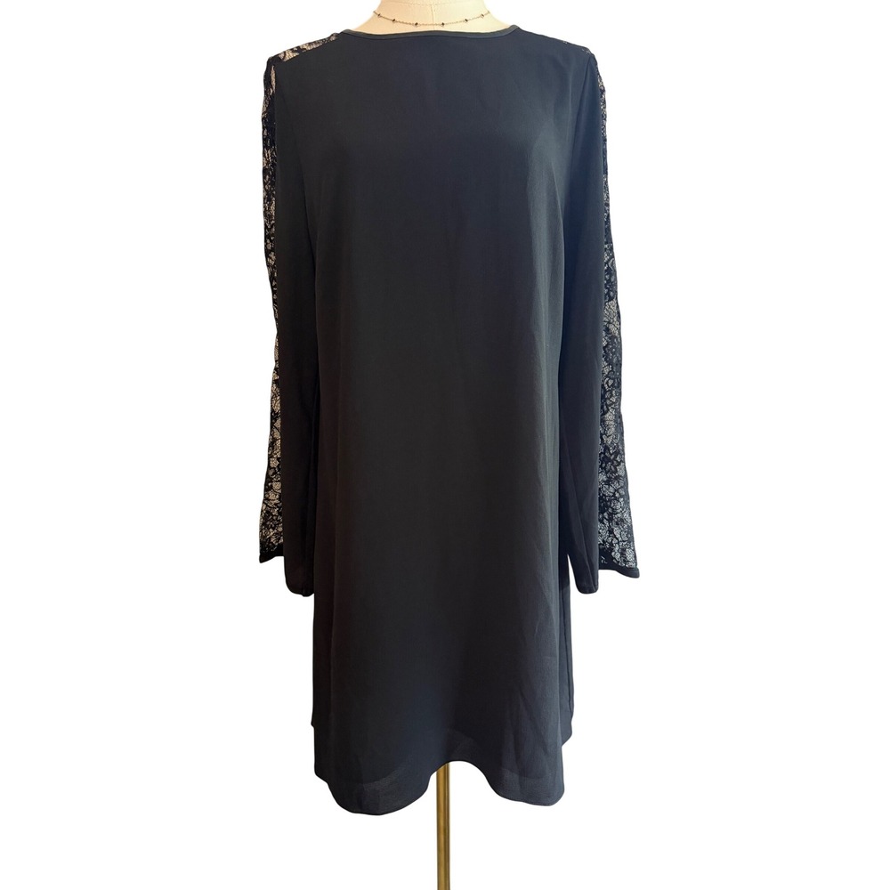 KUT from the Kloth Dress - Black Lace Sleeves - Size 8
